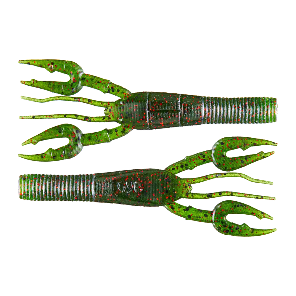 Yamamoto Fat Baby Craw - Watermelon w/ Black & Red Flake (7 Pack)