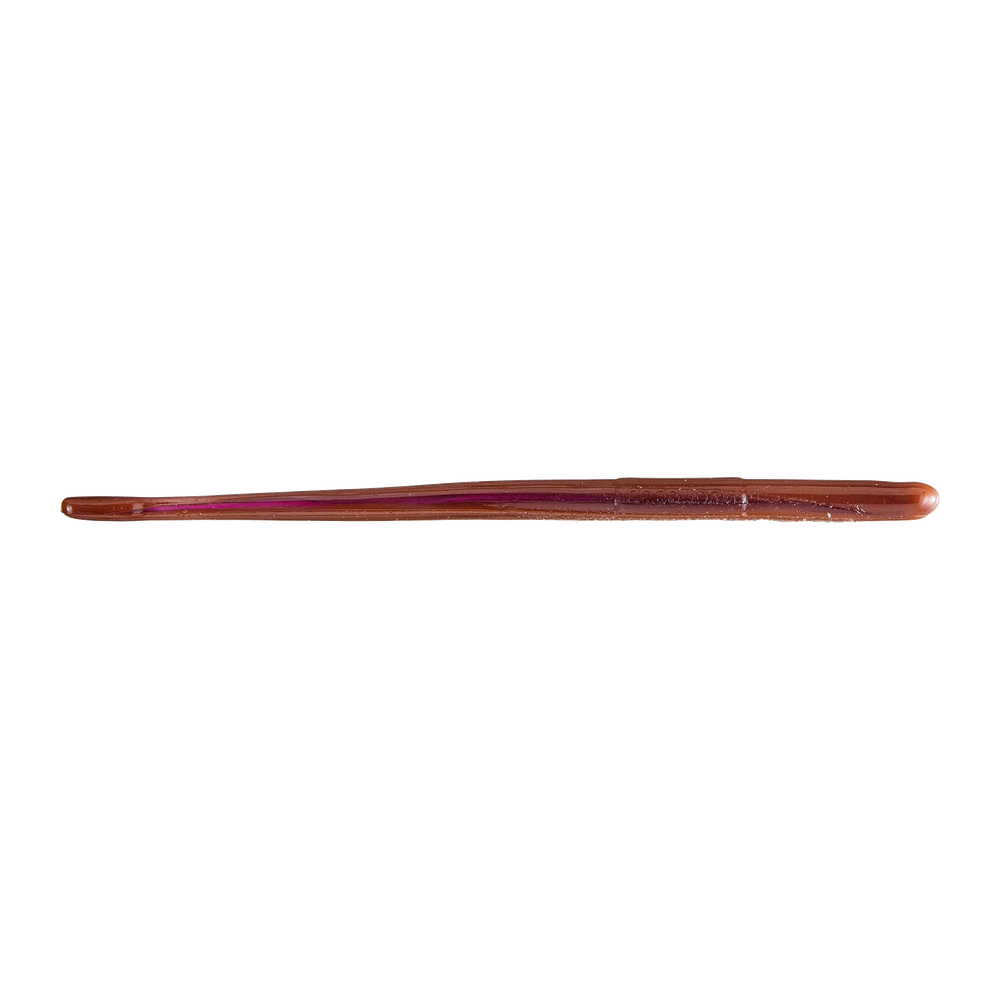 Roboworm 6" Straight Tail Worm - Oxblood/Red Flake
