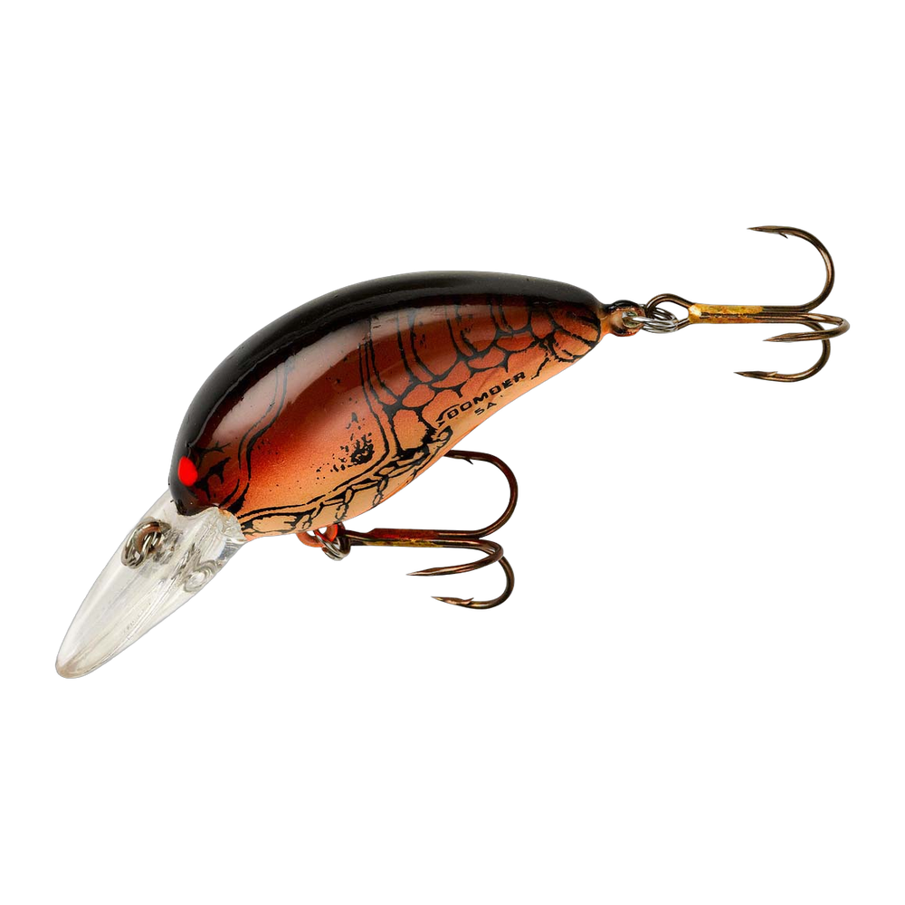 Bomber Model 5A Crankbait - Dark Brown Crawdad