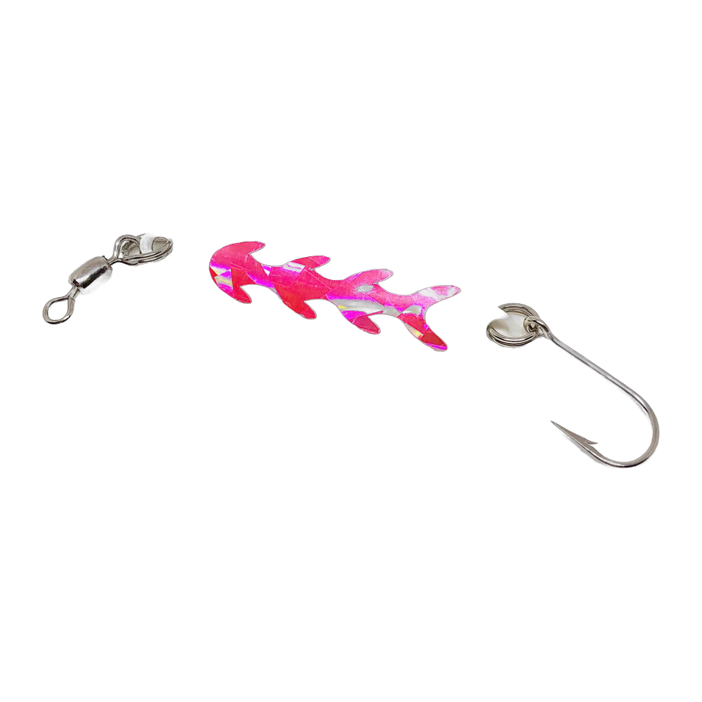 Kokanee Co. Kraken Spoon - White/Pink Shattered Glass (Alex Special) Glow