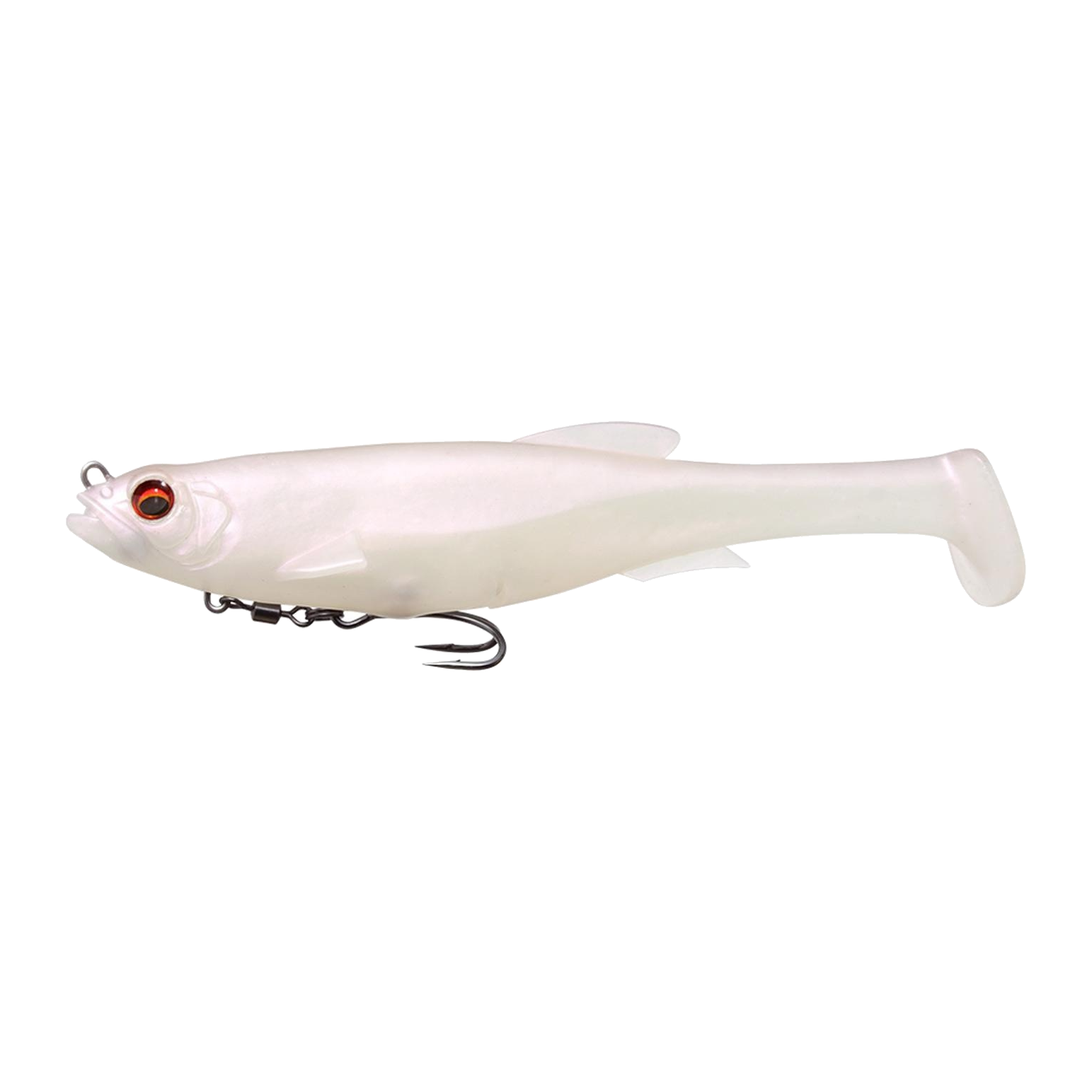 Megabass Magdraft 5" Swimbait - ALBINO PEARL SHAD
