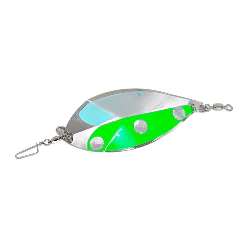 Kokanee Co. Spade Dodger - UV Green Jelly