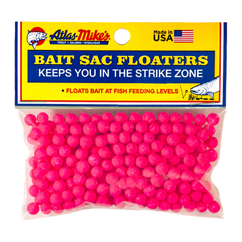 Atlas Mikes Bait Sac Floaters - PINK