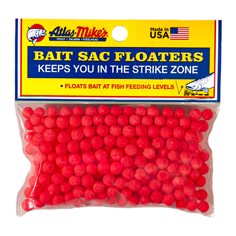 Atlas Mikes Bait Sac Floaters - RED