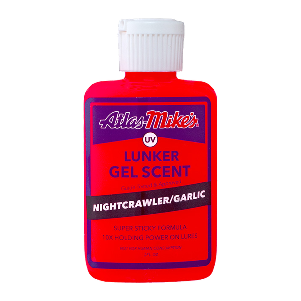 Atlas Mikes UV Lunker Gel Scent - GARLIC/NIGHTCRAWLER