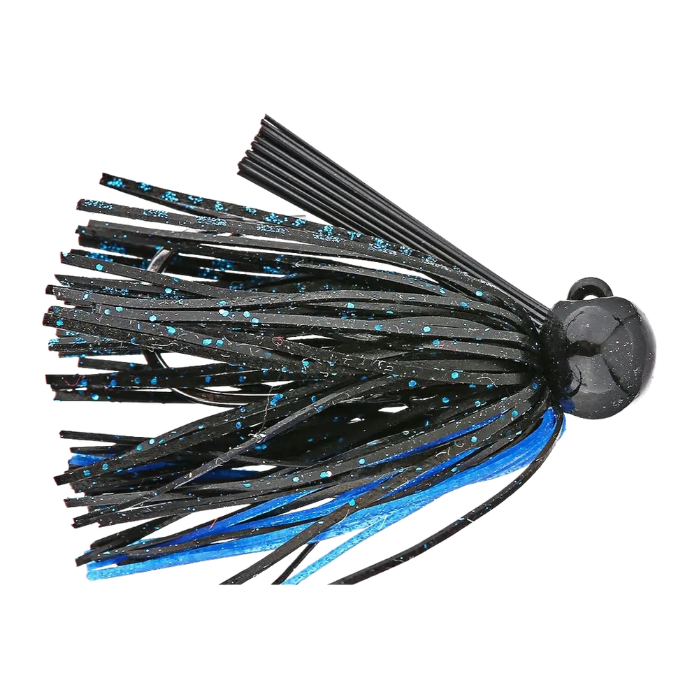 Bass Patrol Silicone Football Jig - Black & Blue