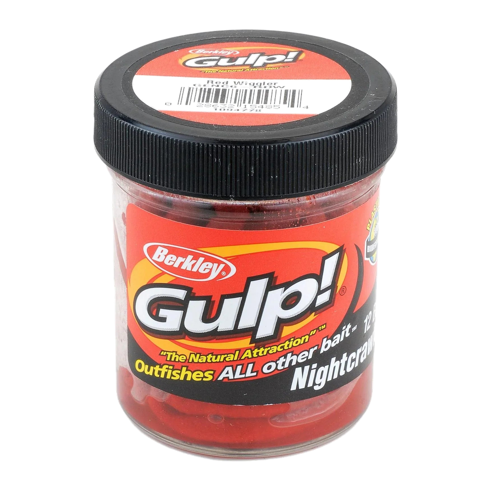 Berkley Gulp Extruded Nightcrawler - Red Wiggler