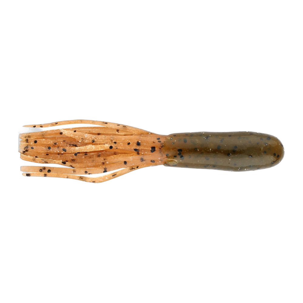 Dry Creek 3.5" Skirt Chaser Tube - Green Pumpkin w/Pumpkin Tail