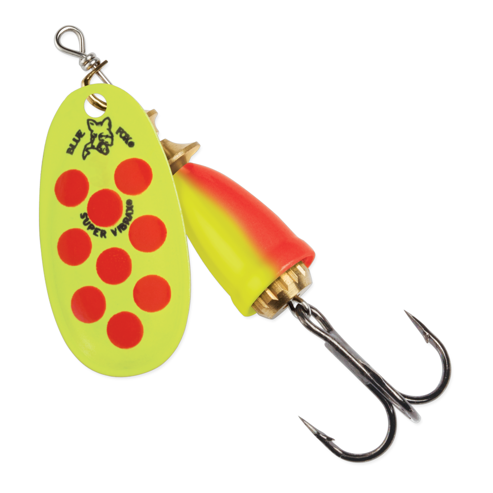 Blue Fox Classic Vibrax Spinner #1 - Hot Clown