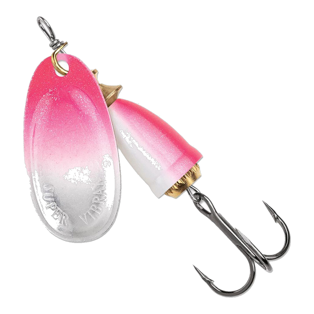 Blue Fox Classic Vibrax Spinner #00 - Northern Lights Pink Pearl UV