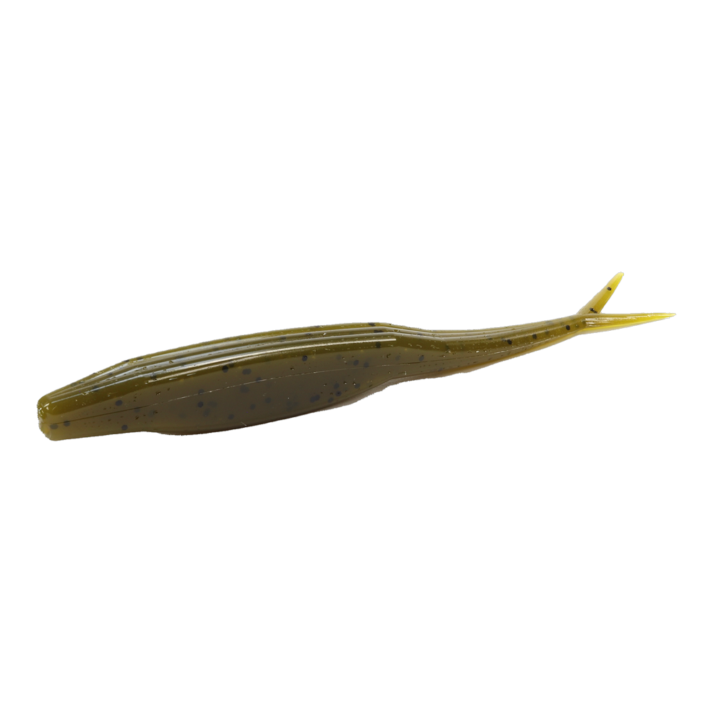 Bunker Baits Serpent Shad Jr. - Green Pumpkin