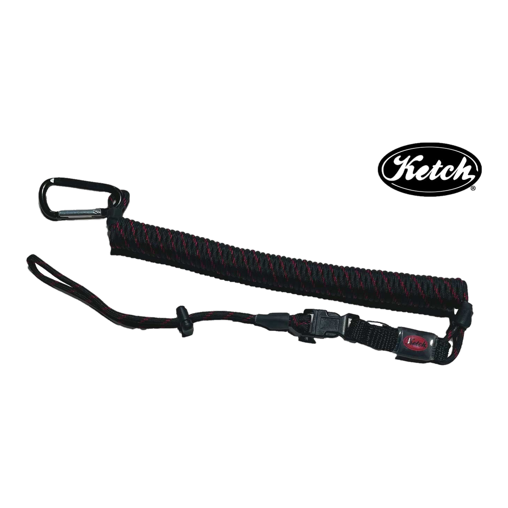 Ketch Rod Tether - Black / Red