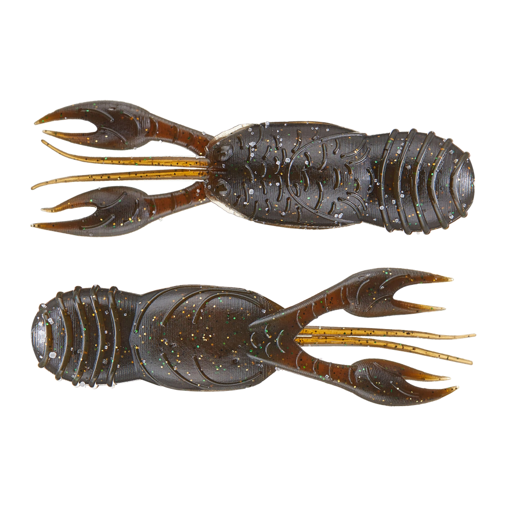 Great Lakes Finesse Micro Juvy Craw Tube - Brown Pumpkin Special