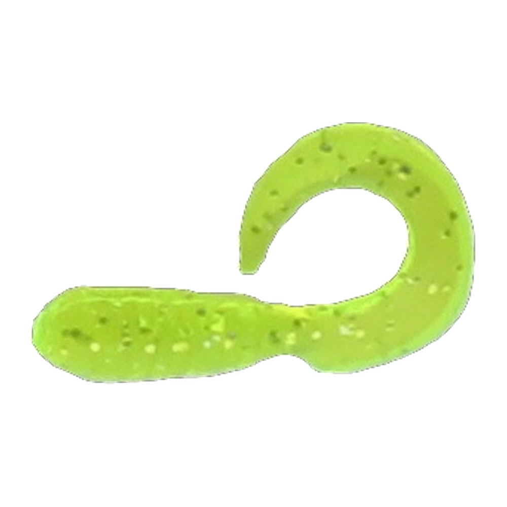Jerrys Lures Assault Grub - Chartreuse MF