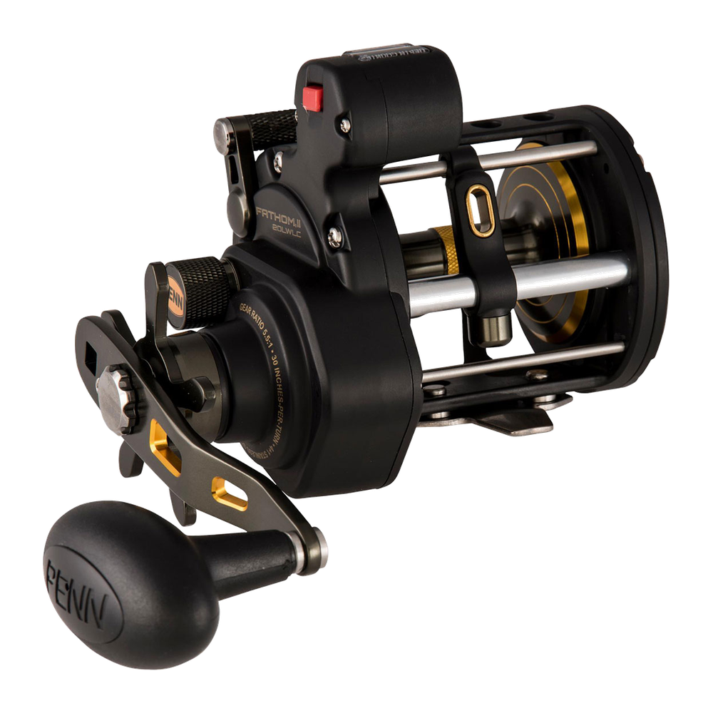 Penn Fathom II Level Wind Conventional Reel W/Line Counter