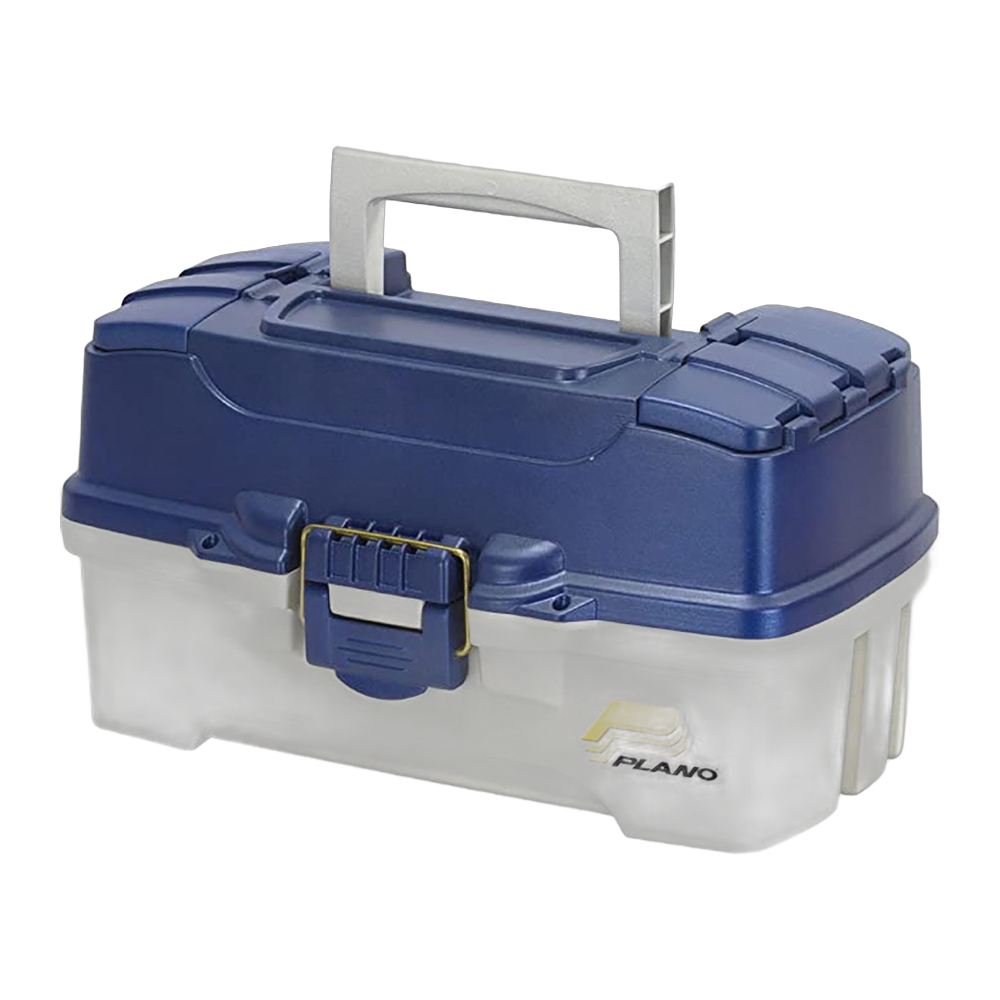 Plano Molded Tackle Storage - Two-Tray Tackle Box Blue/Sandstone