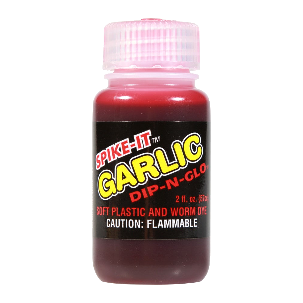 Spike It Dip-N-Glo Soft Plastic Dye Garlic - Fire Red