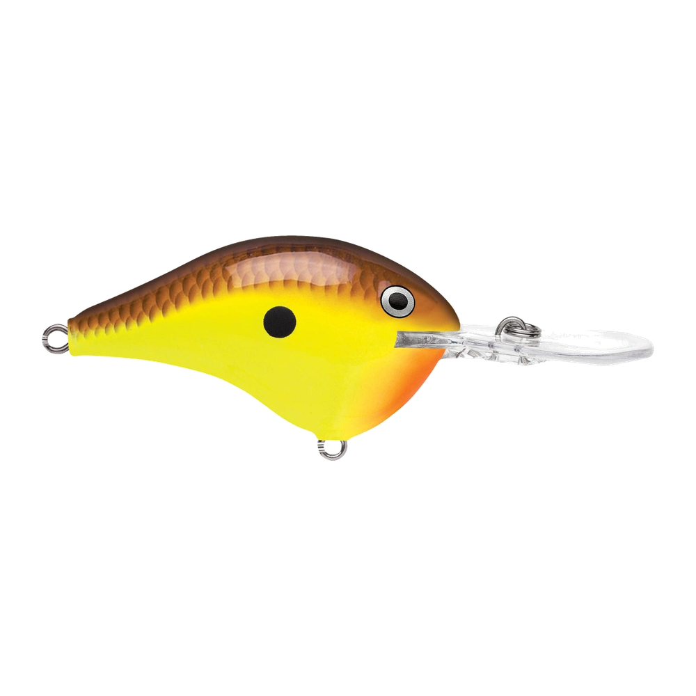 Rapala DT12 Series Crankbaits - Chartreuse Brown