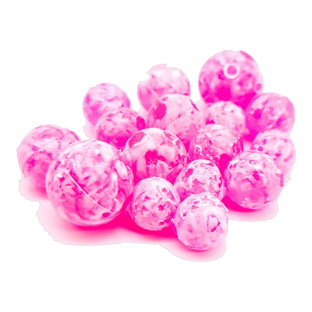 BnR Tackle Soft Beads Mottled Cerise