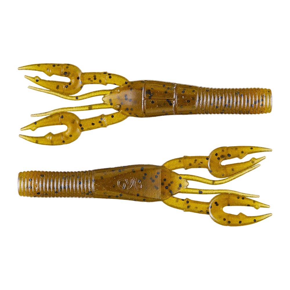 Yamamoto Fat Baby Craw - Green Pumpkin w/ Black Flake (7 Pack)
