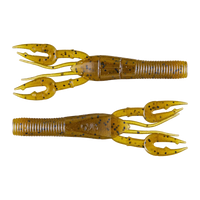 Yamamoto Fat Baby Craw - Green Pumpkin w/ Black Flake (7 Pack)