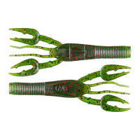Yamamoto Fat Baby Craw - Watermelon w/ Black & Red Flake (7 Pack)