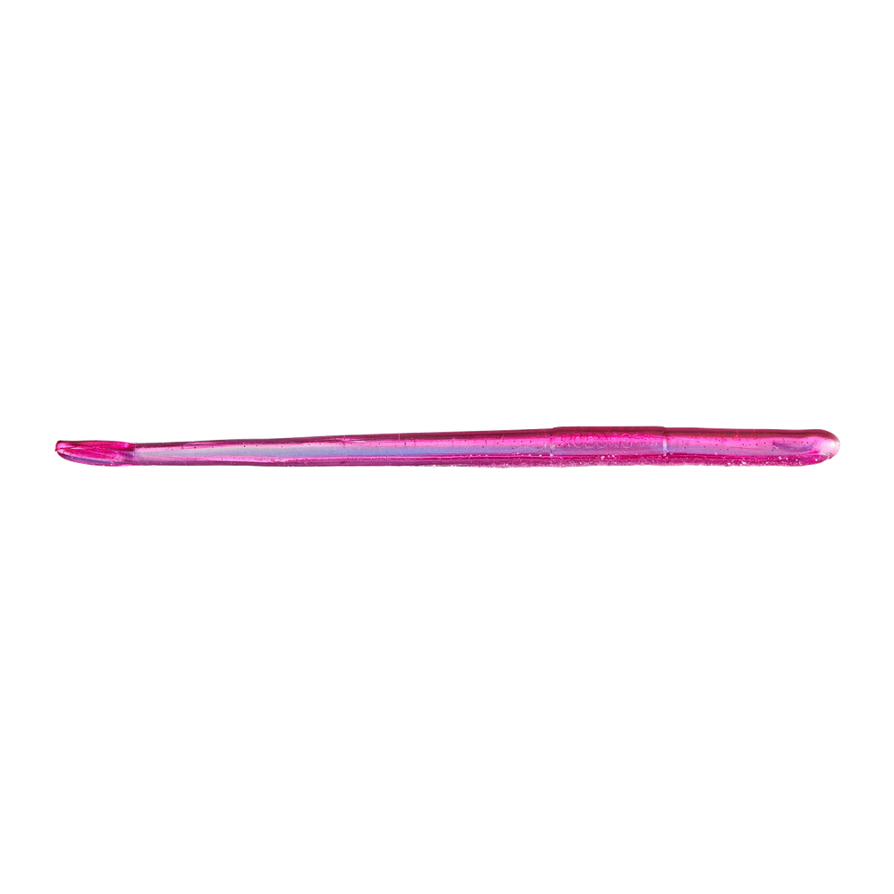 Roboworm 6" Straight Tail Worm - Morning Dawn W/ Red