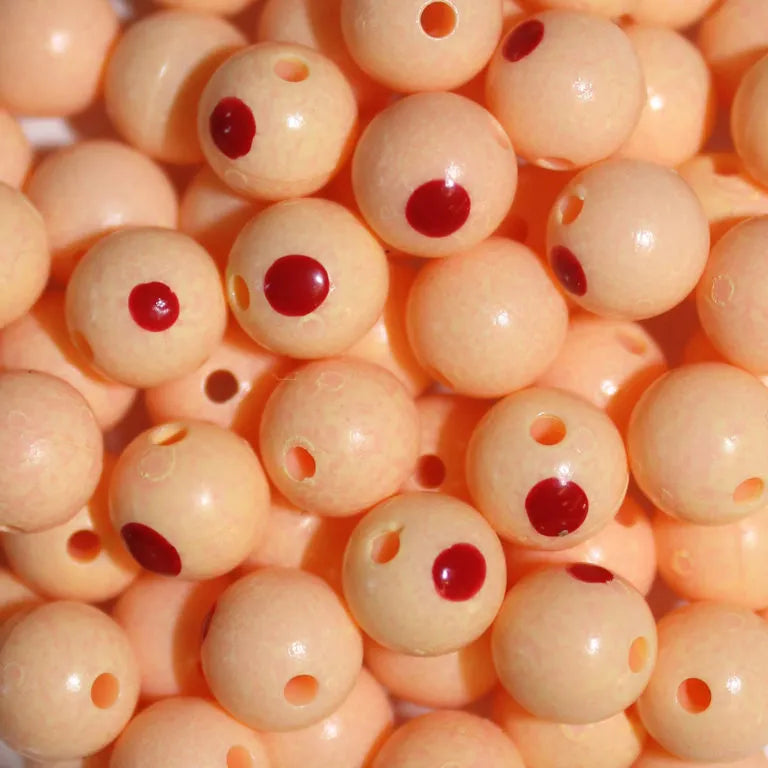 Blood Dot Beads (10mm)