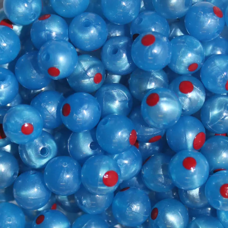 Blood Dot Beads (10mm)