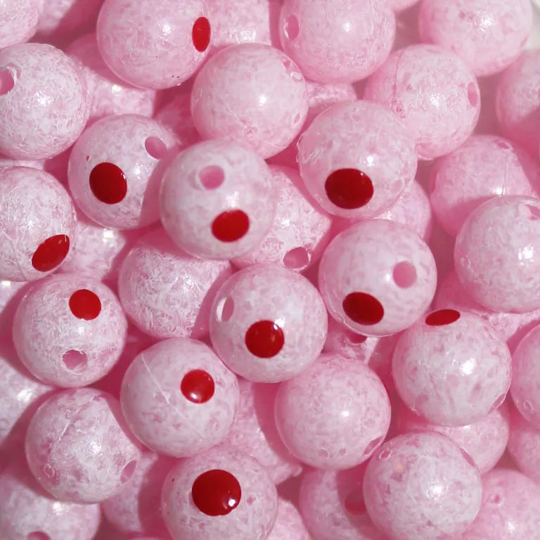 Blood Dot Beads (10mm)