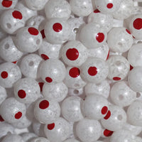 Blood Dot Beads (10mm)