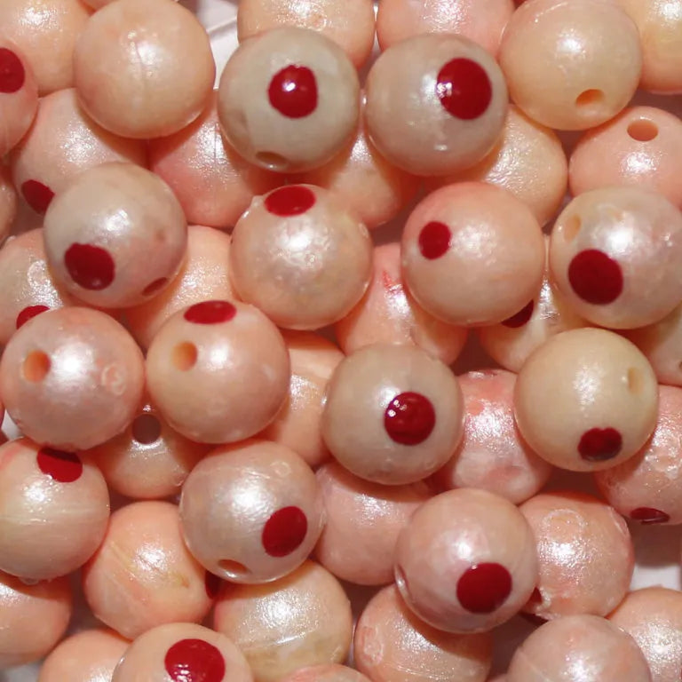 Blood Dot Beads (10mm)