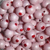 Blood Dot Beads (10mm)