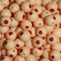 Blood Dot Beads (10mm)