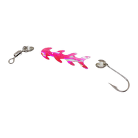 Kokanee Co. Kraken Spoon - White/Pink Shattered Glass (Alex Special) Glow