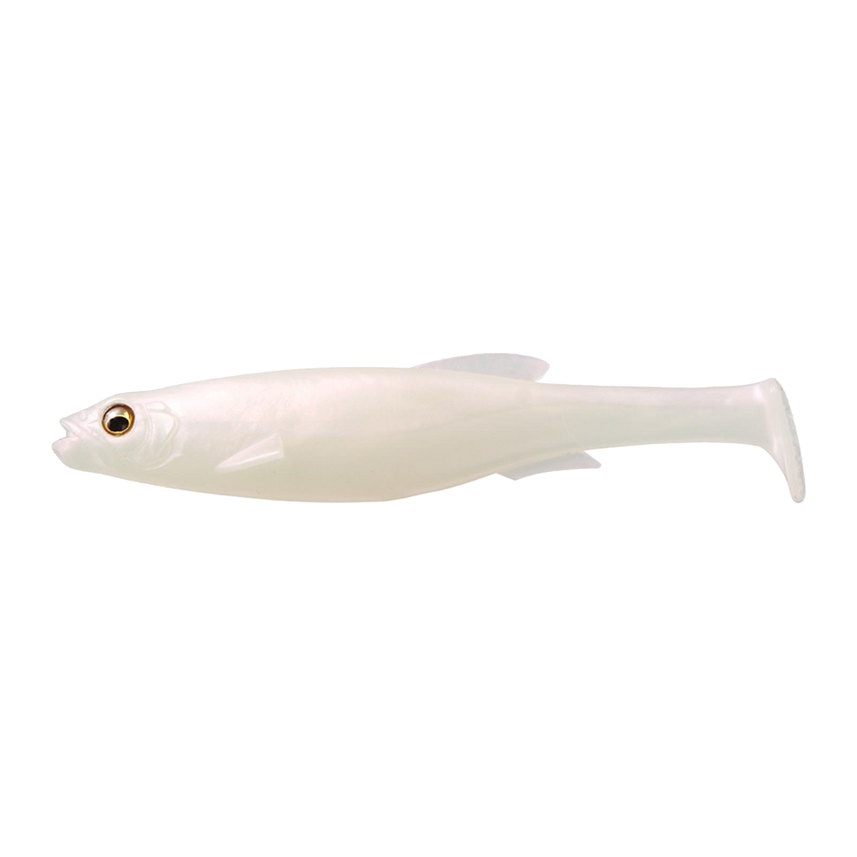 Megabass Magdraft 5" Freestyle Swimbait 2pk - ALBINO PEARL SHAD