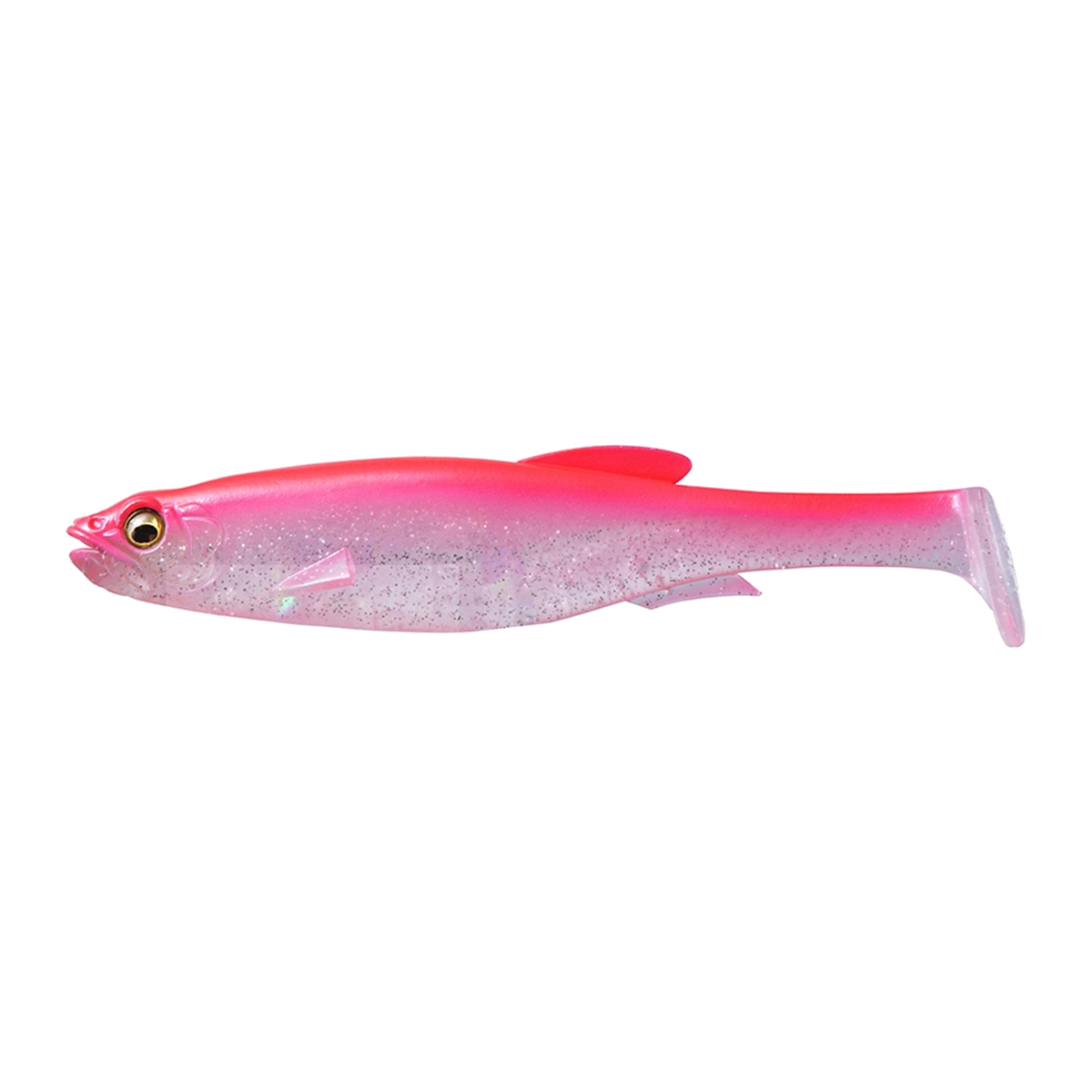 Megabass Magdraft 5" Freestyle Swimbait 2pk - PINK SHINER