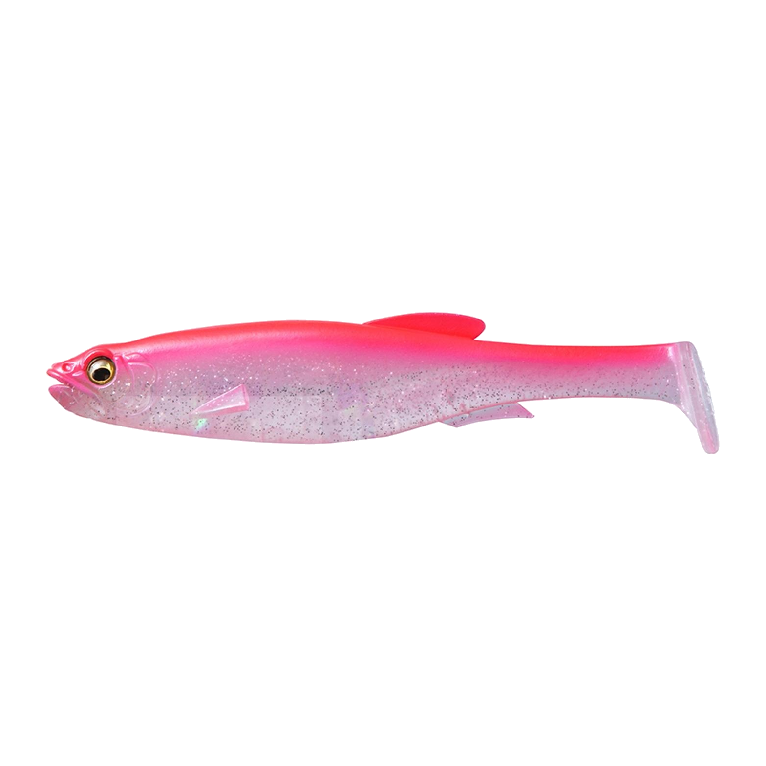 Megabass Magdraft 5" Freestyle Swimbait 2pk - PINK SHINER