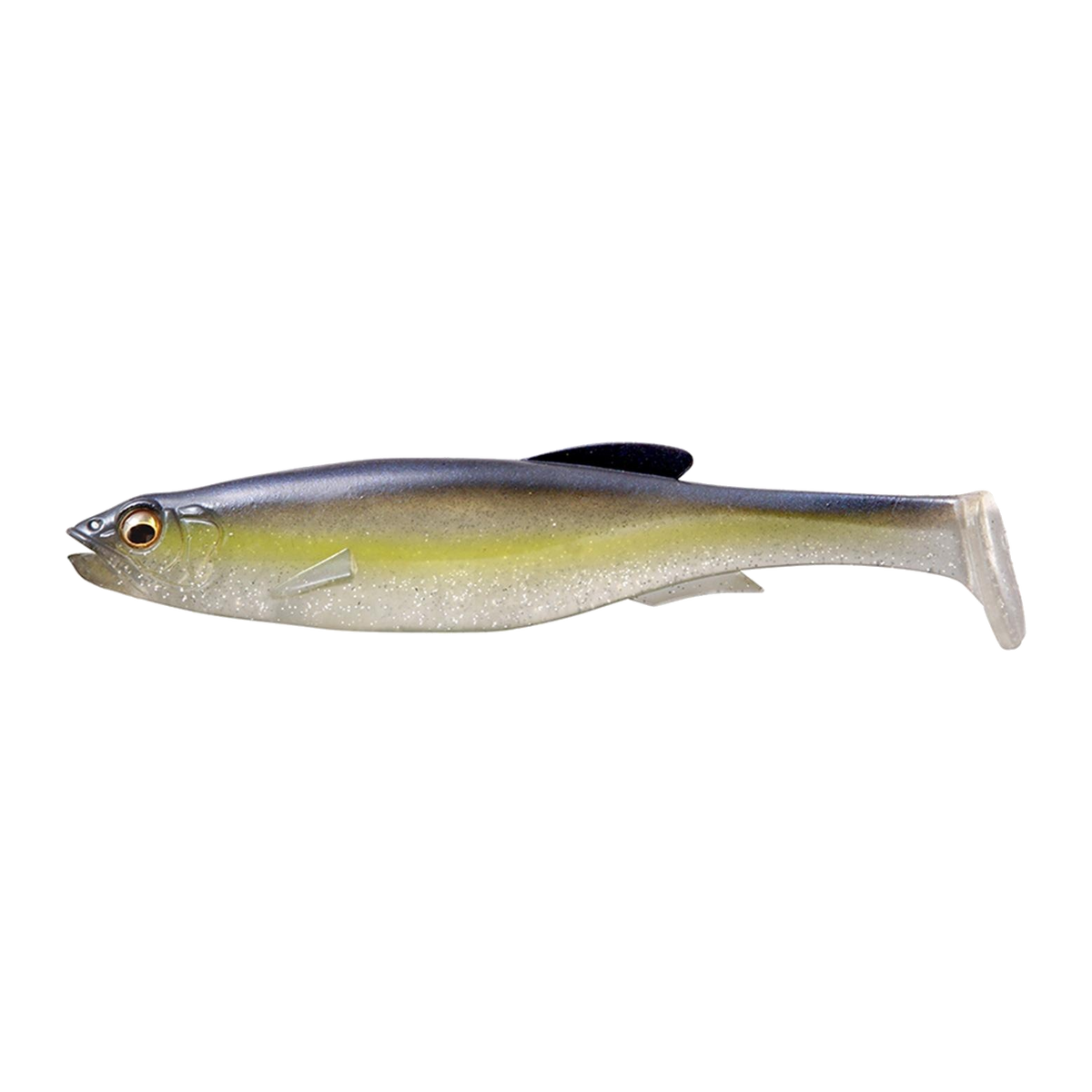 Megabass Magdraft 5" Freestyle Swimbait 2pk - PRO BLUE CLEAR CHART