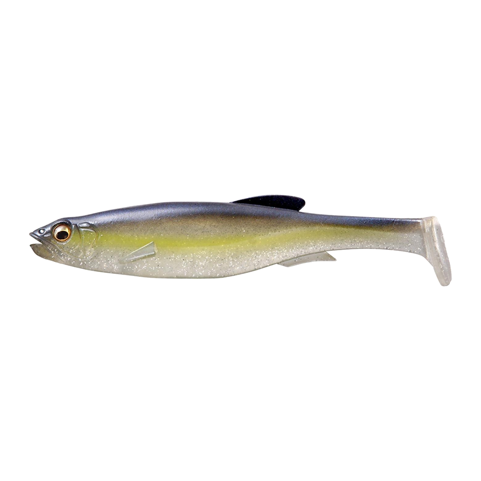 Megabass Magdraft 5" Freestyle Swimbait 2pk - PRO BLUE CLEAR CHART