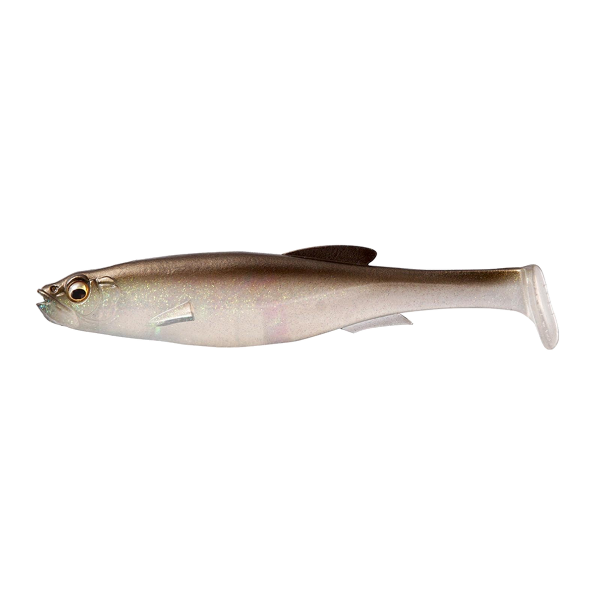 Megabass Magdraft 5" Freestyle Swimbait 2pk - SILVER SHAD