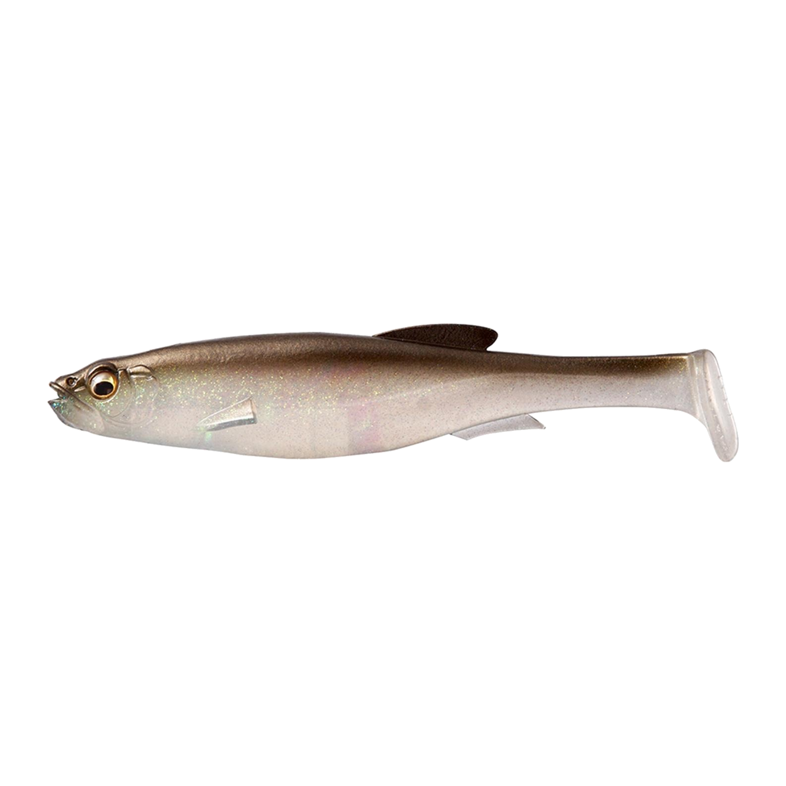 Megabass Magdraft 5" Freestyle Swimbait 2pk - SILVER SHAD
