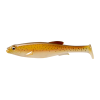 Megabass Magdraft 5" Freestyle Swimbait 2pk - STEALTH RAINBOW