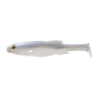Megabass Magdraft 5" Freestyle Swimbait 2pk - WHITE BACK SHAD
