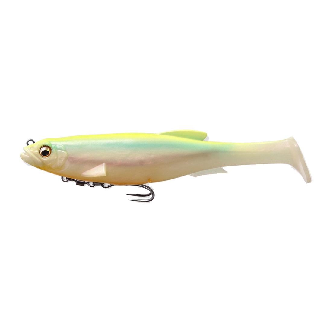 Megabass Magdraft 5" Swimbait - GHOST CHART BACK