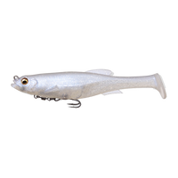 Megabass Magdraft 5" Swimbait - GHOST SHAD SOLID