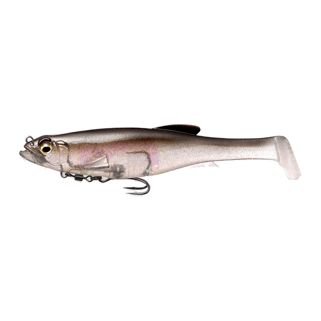 Megabass Magdraft 5" Swimbait - SILVER SHAD
