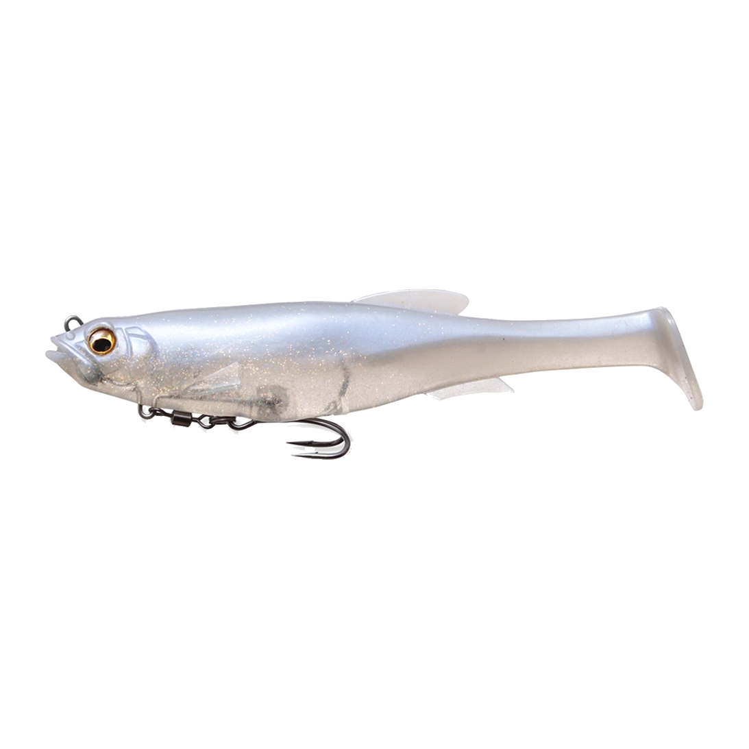 Megabass Magdraft 5" Swimbait - WHITE BACK SHAD