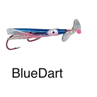 Kokanee Co. Micro Hoochies - Blue Dart