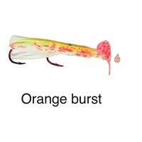 Kokanee Co. Micro Hoochies - Orange Burst